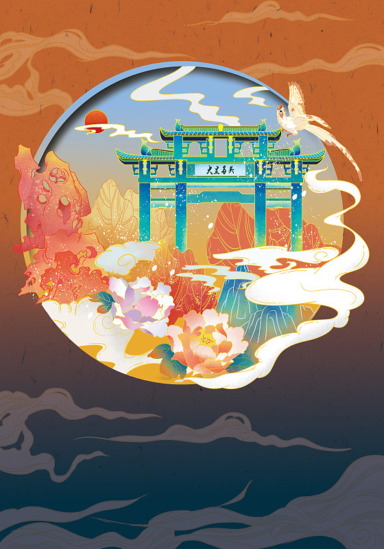 中国风传统插画下载