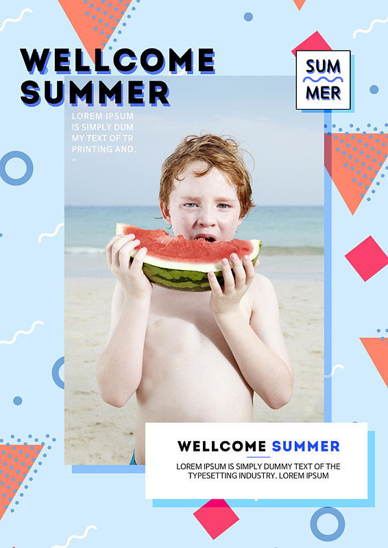 夏季促销海报图片素材