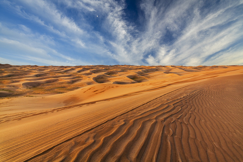 沙漠中的沙丘图片素材