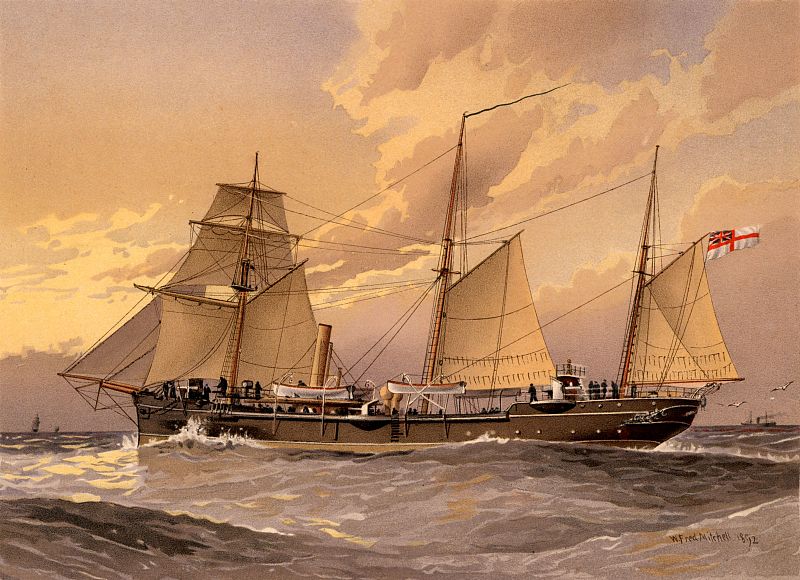 英国炮艇HMS鸫鸟号的肖像图片素材