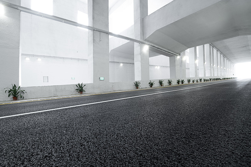 深圳国际会展中心人造建筑室内道路隧道公路图片素材