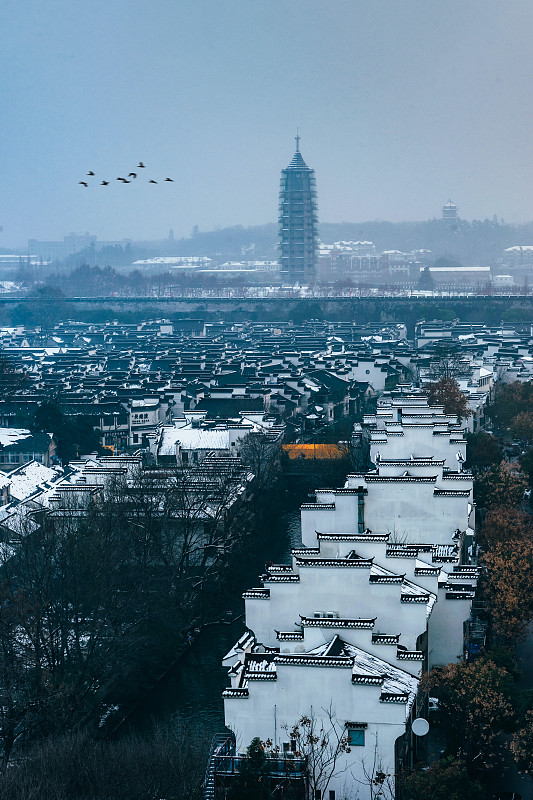 南京老门东雪景图片下载