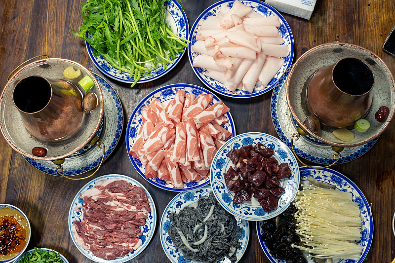 老北京铜锅涮肉图片下载