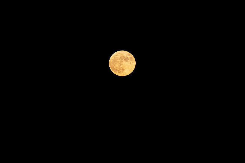 夜空月亮自然风光图片下载