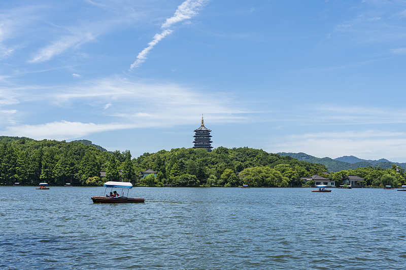 杭州西湖风景区雷峰塔图片下载