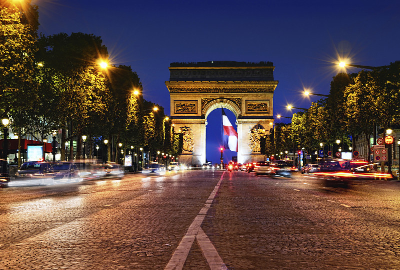 凯旋拱门,巴黎图片下载