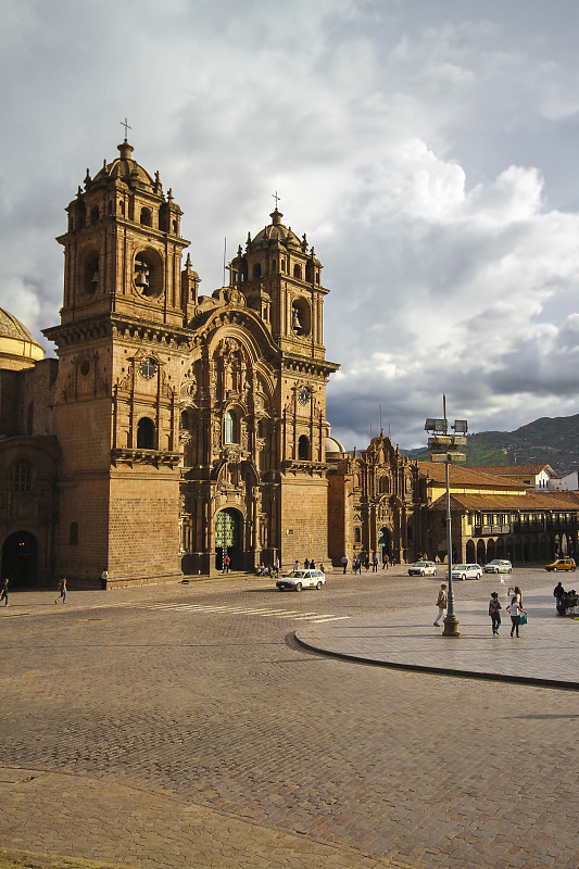南美洲，秘鲁，库斯科，耶稣会教堂La Compania de Jesus图片下载