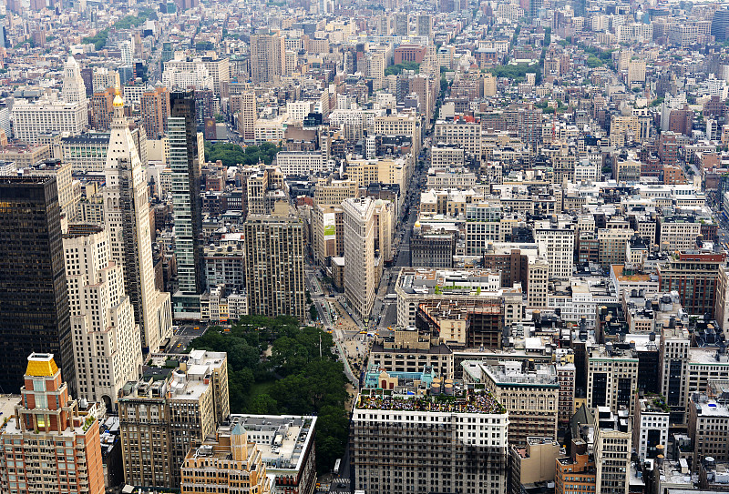 美国，纽约，曼哈顿，从帝国大厦眺望图片下载