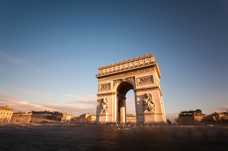 凯旋门(巴黎)。法国)图片下载