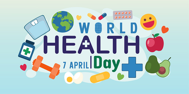 世界卫生日的概念。保健、健康保护的全球国际活动图片下载