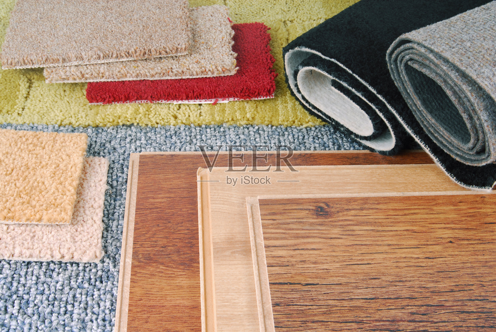 室内地毯和层压材料的选择照片摄影图片