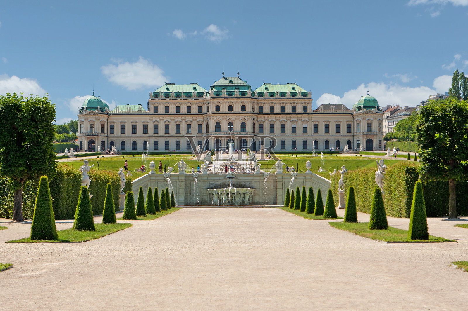 奥地利维也纳美景宫照片照片摄影图片