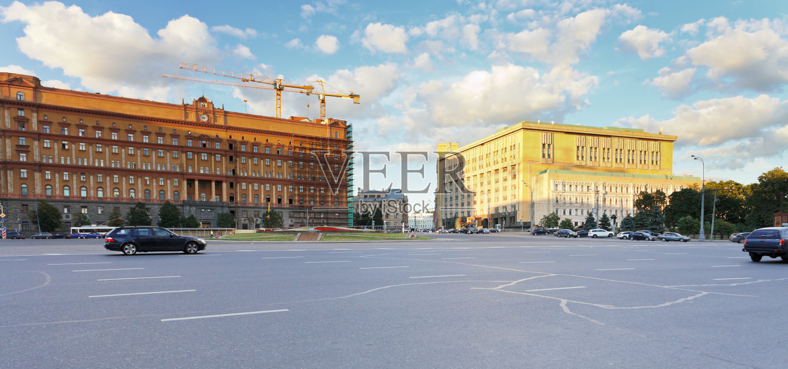 莫斯科卢比扬卡广场全景图照片摄影图片