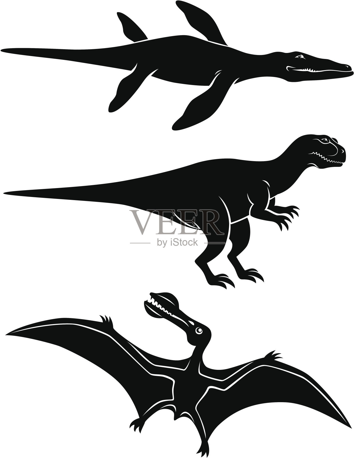恐龙插画图片素材