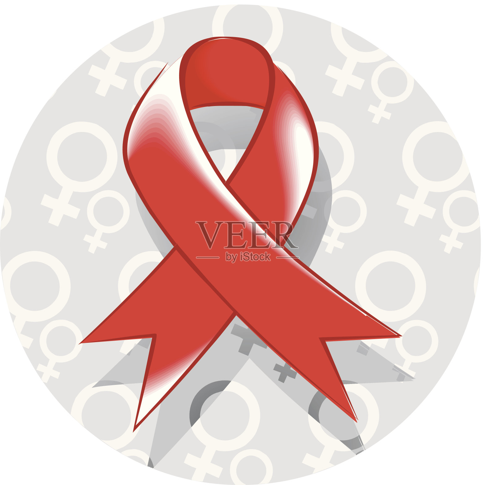 艾滋病毒的象征插画图片素材