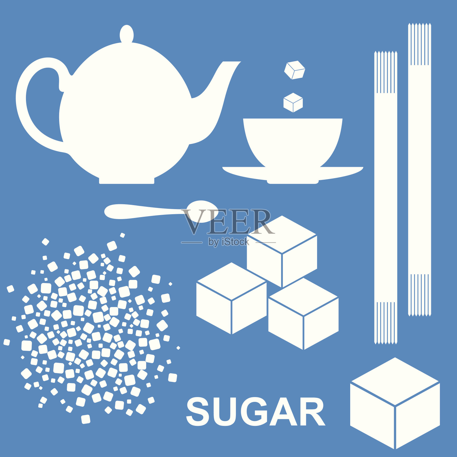 糖插画图片素材