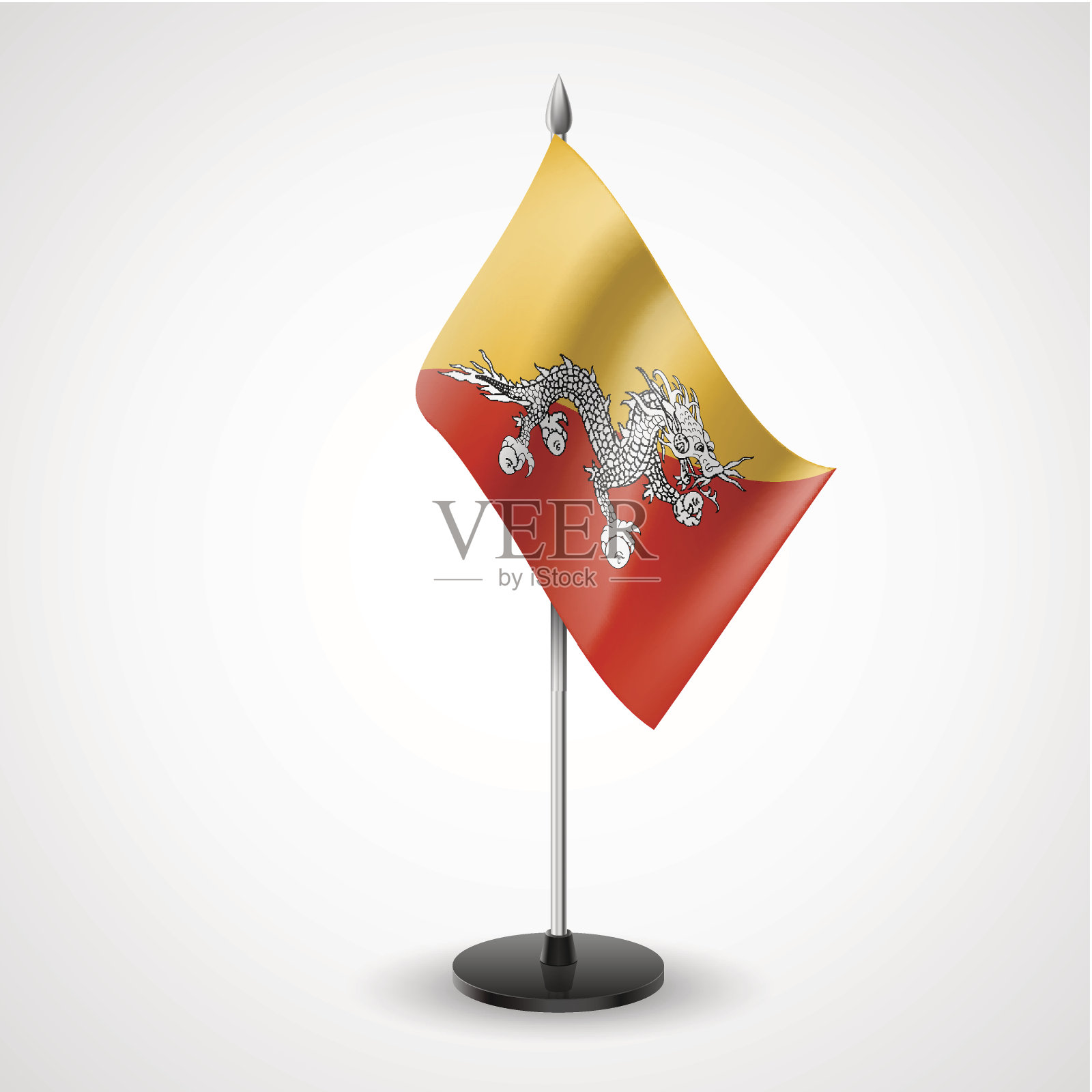 不丹桌旗插画图片素材