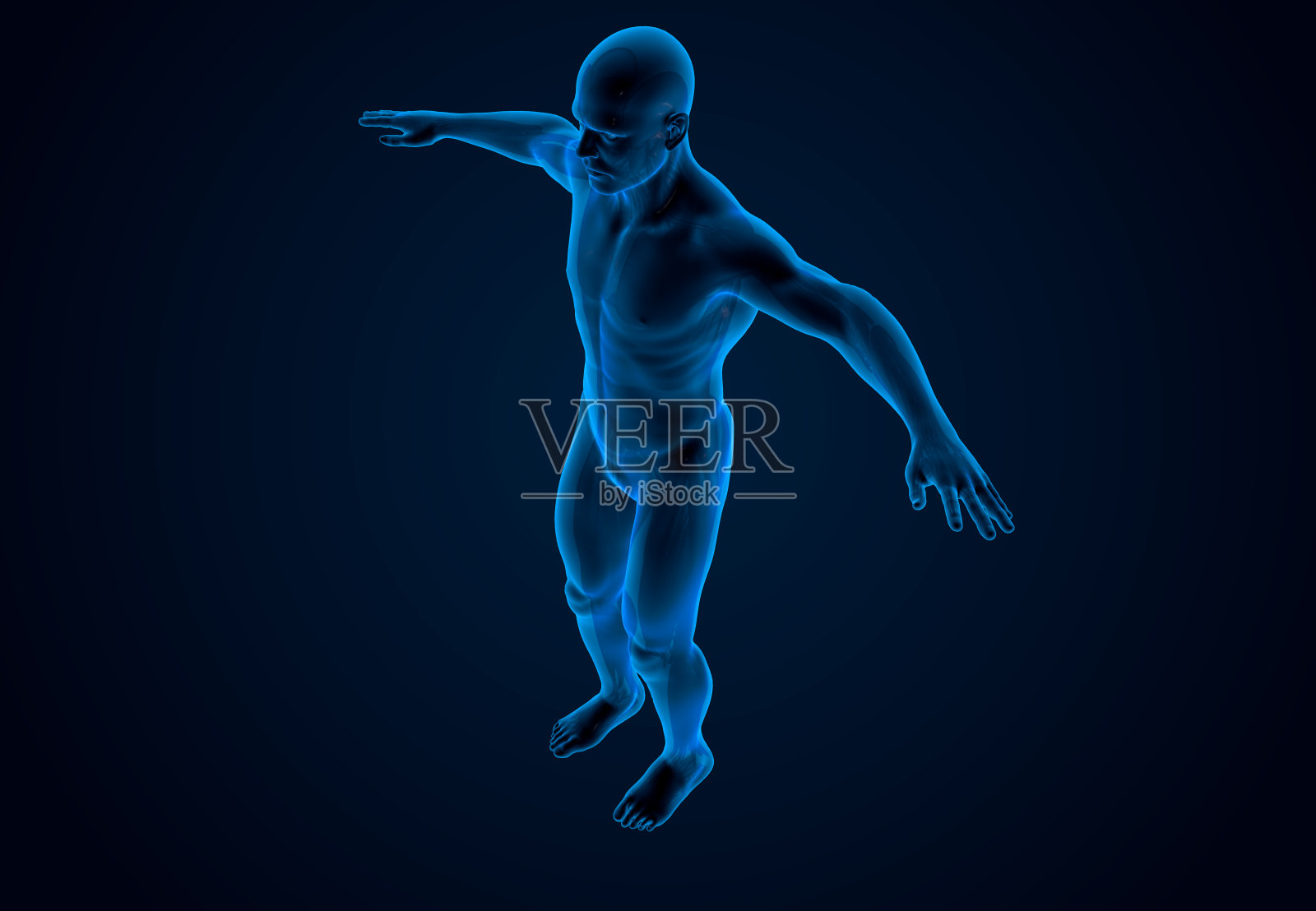人体x光设计元素图片
