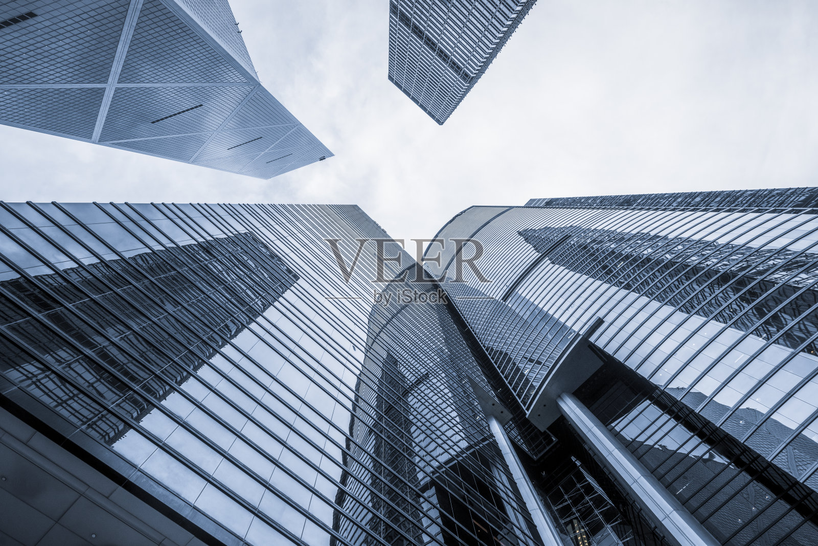 香港的现代金融摩天大楼照片摄影图片