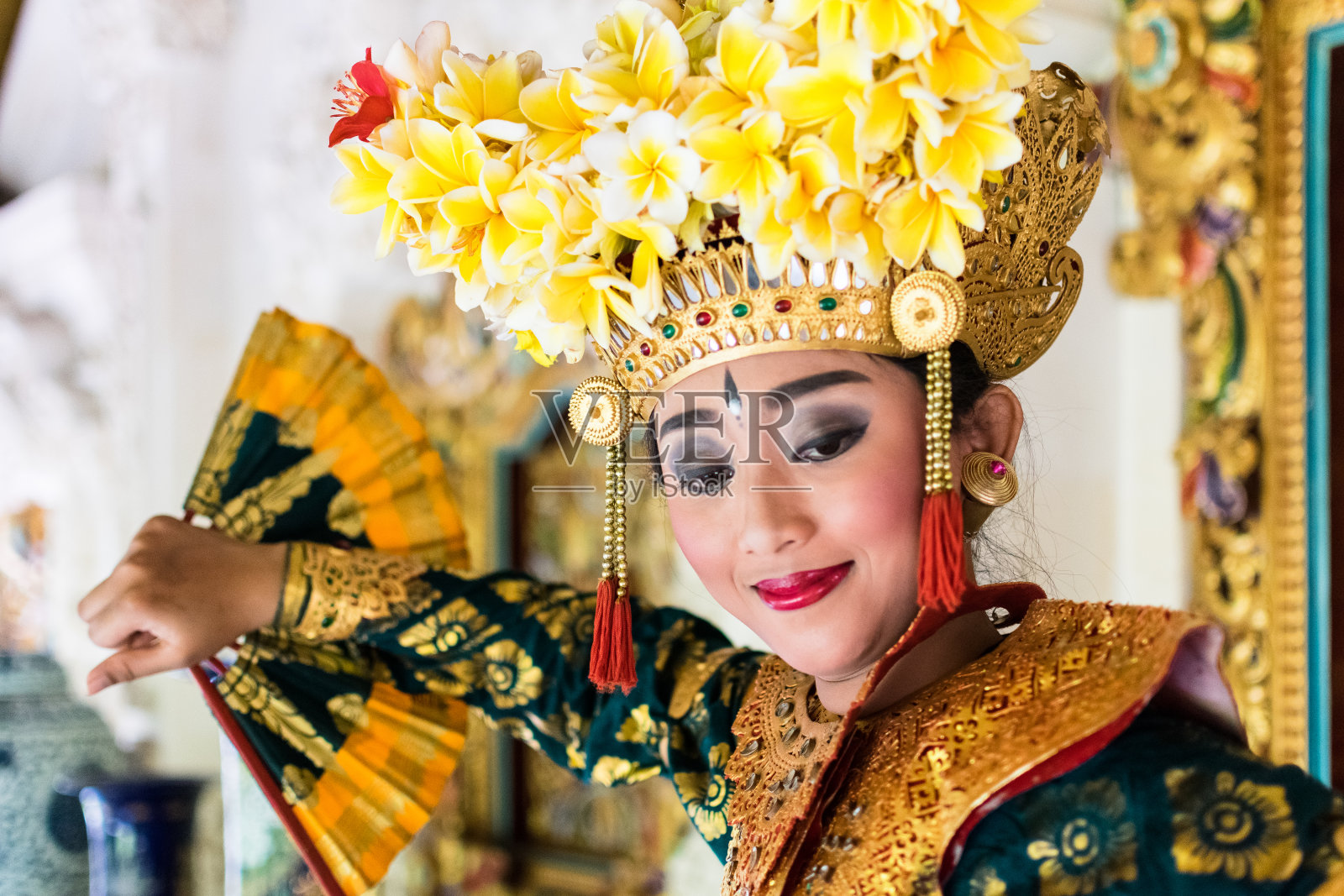 巴厘岛的舞蹈演员照片摄影图片