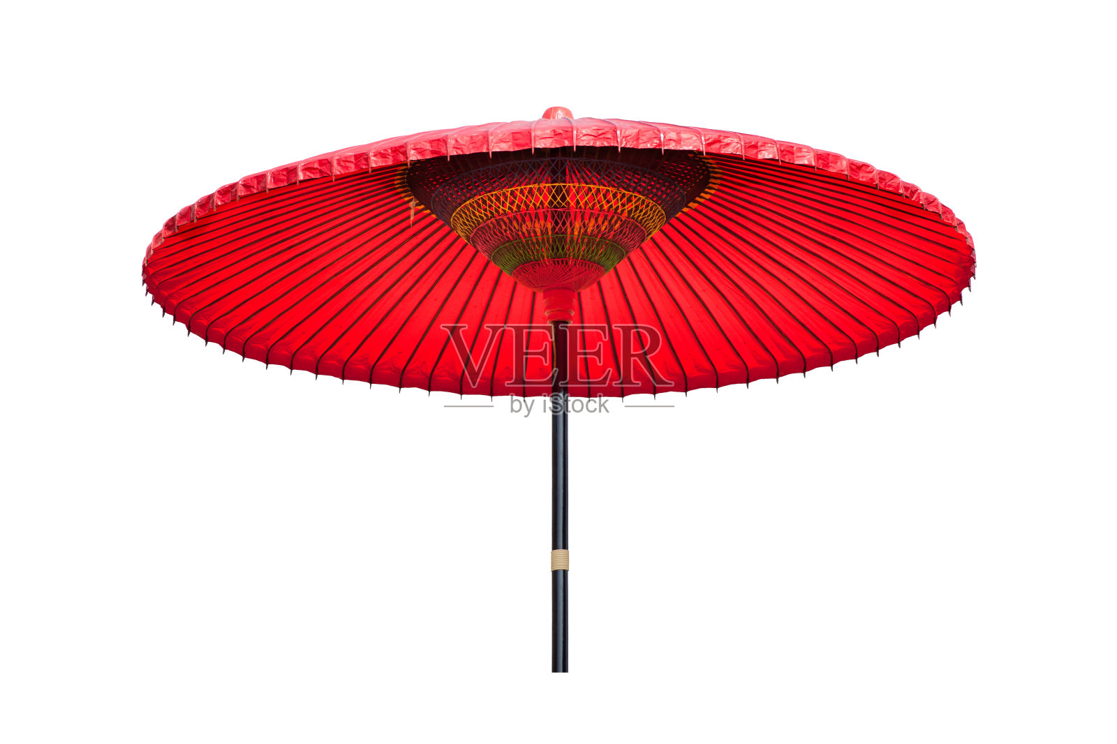 传统的中国红油纸伞照片摄影图片