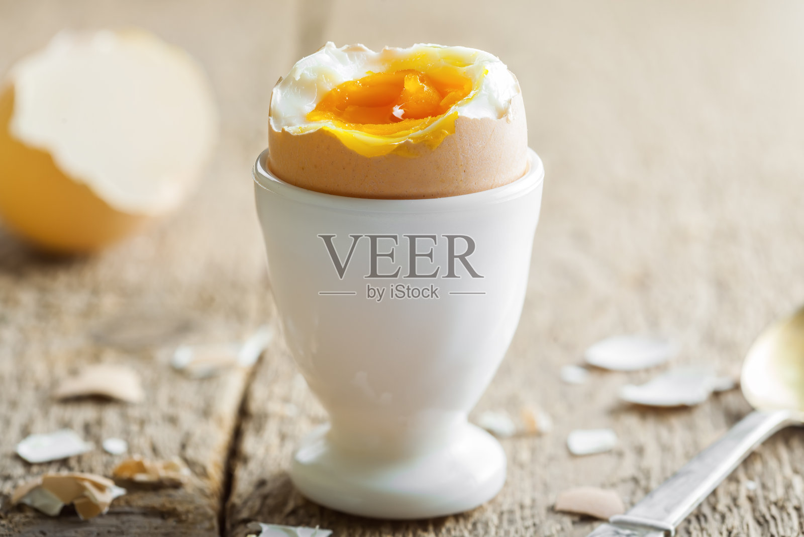 完美的早餐煮蛋照片摄影图片