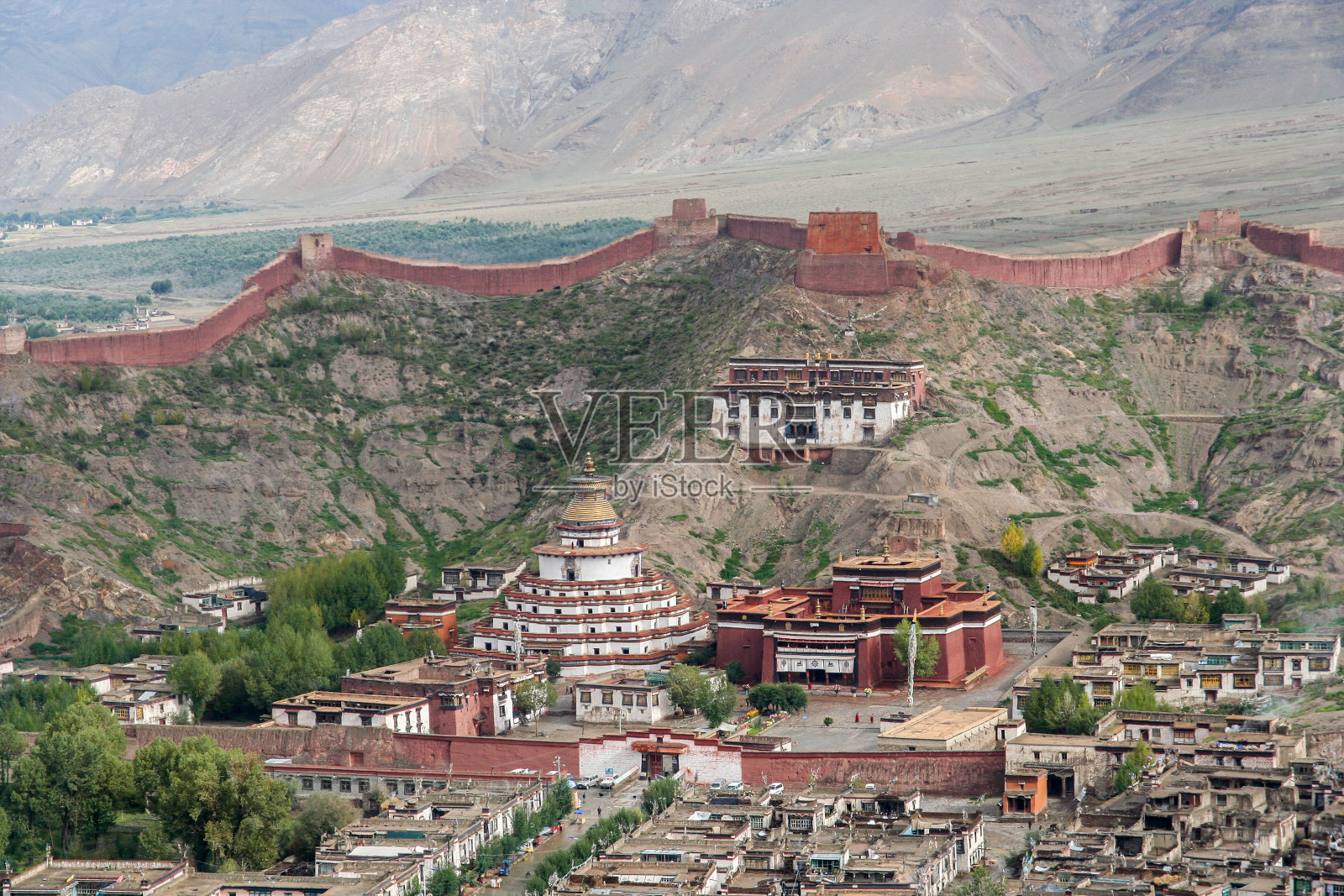 江孜佛教塔尔寺照片摄影图片