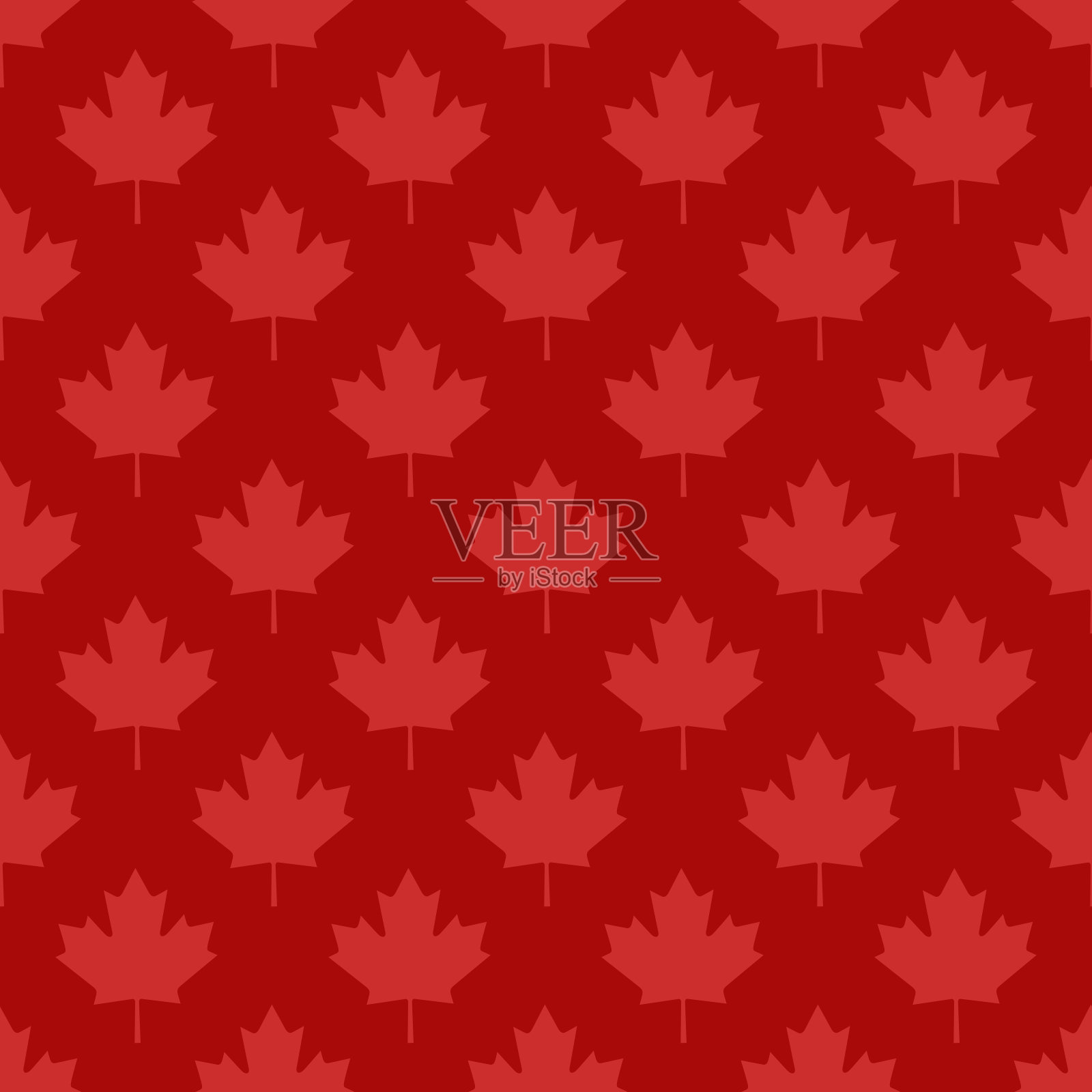 加拿大枫叶符号图案插画图片素材