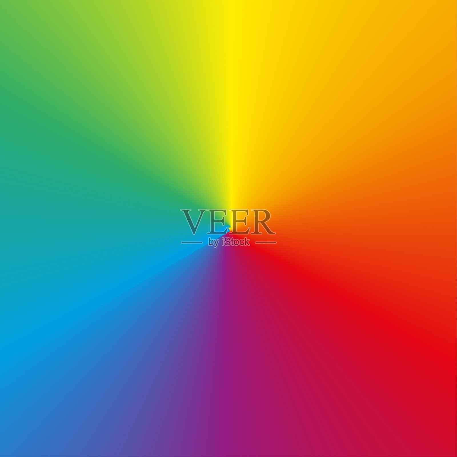 圆形彩虹(光谱)梯度背景插画图片素材