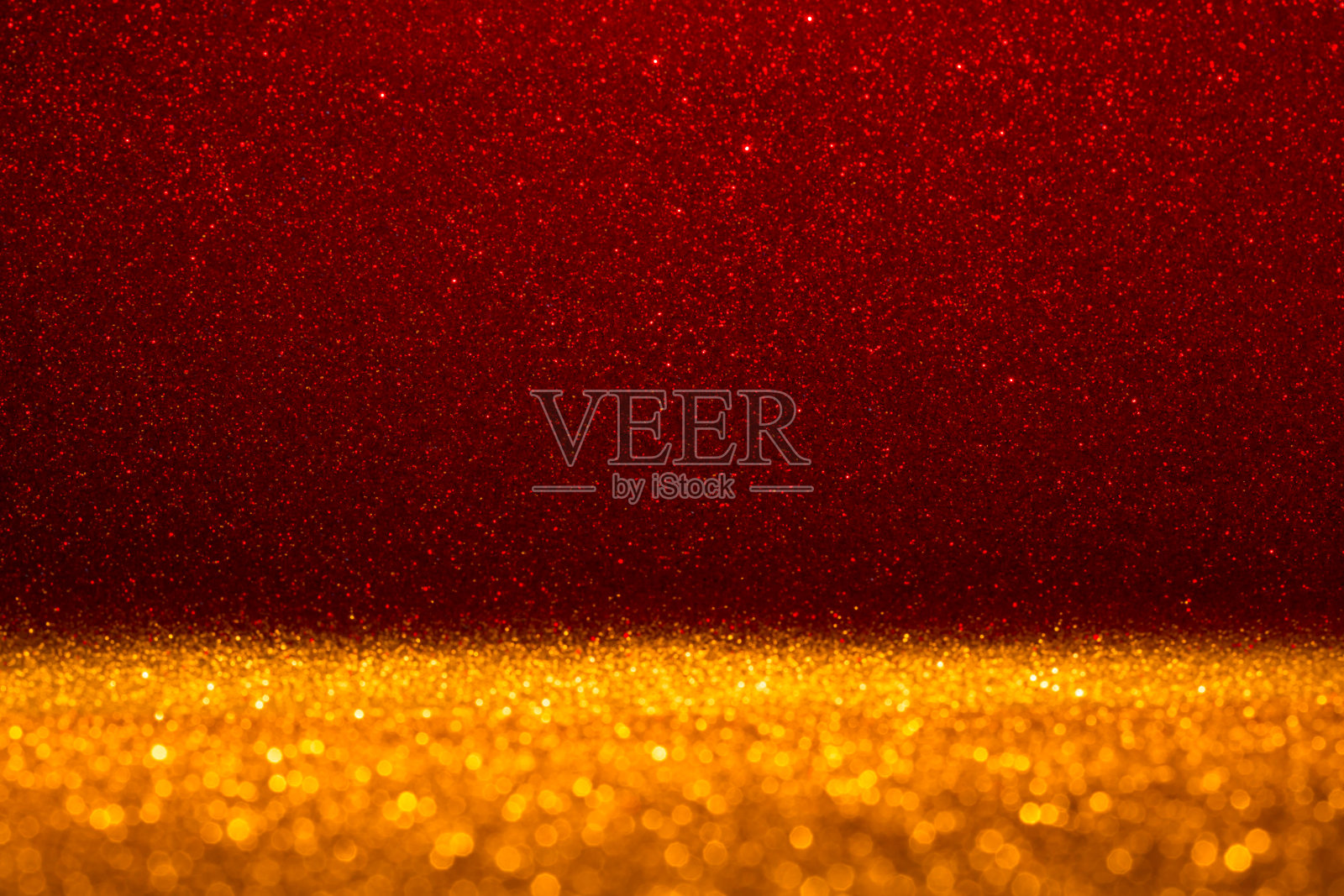 抽象背景充满了闪亮的金色和红色闪光插画图片素材