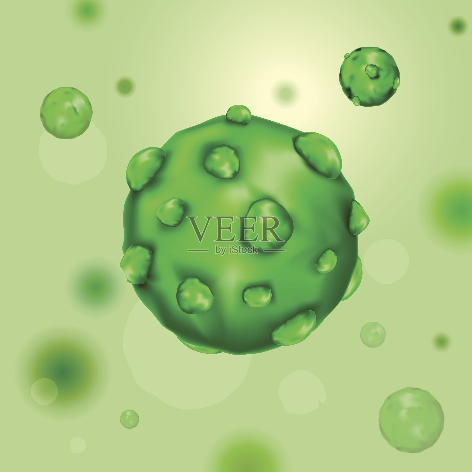 细菌,超级细菌,病毒插画图片素材