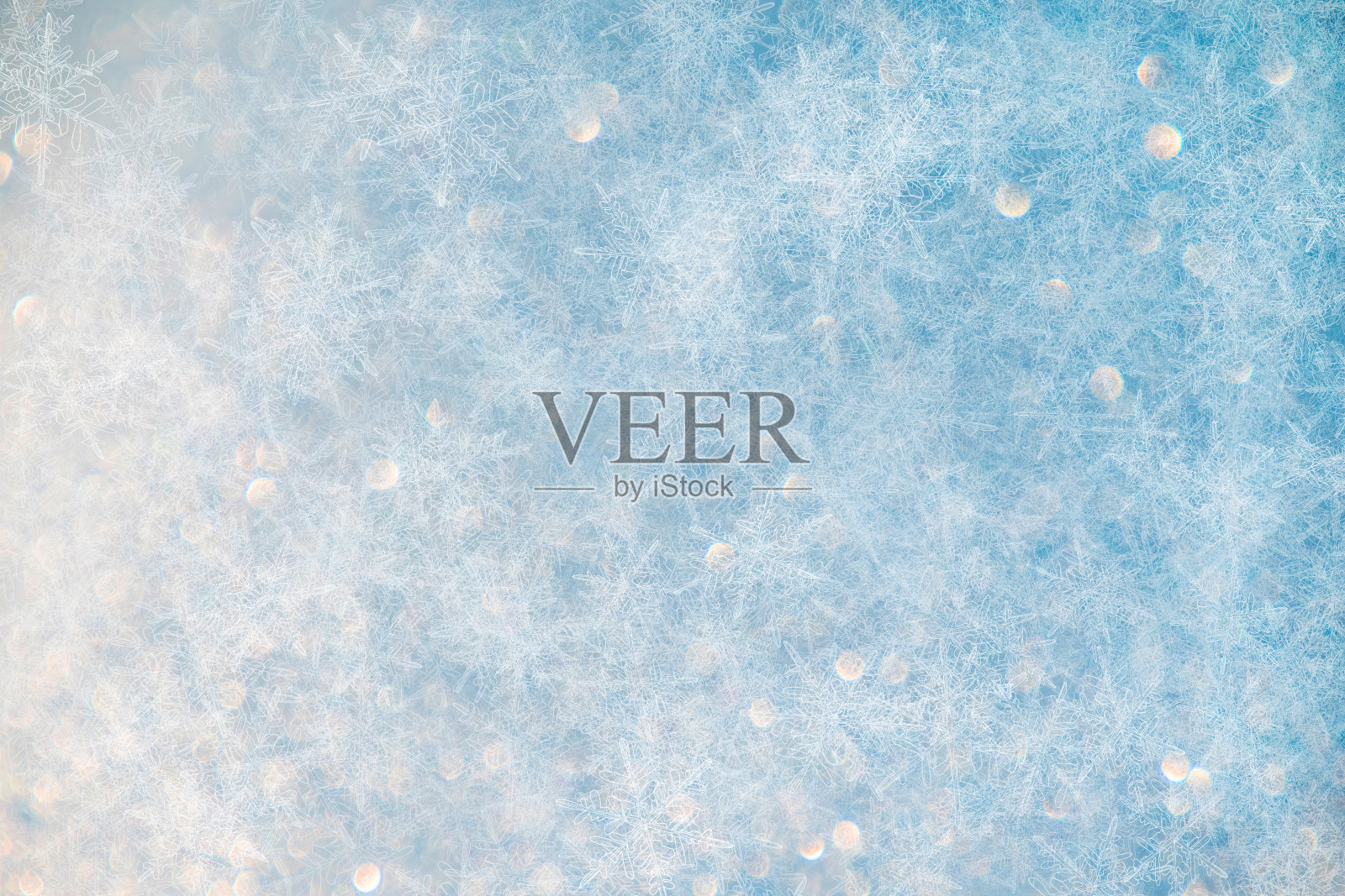 蓝色裂冰抽象背景圣诞节和冬天背景图片素材