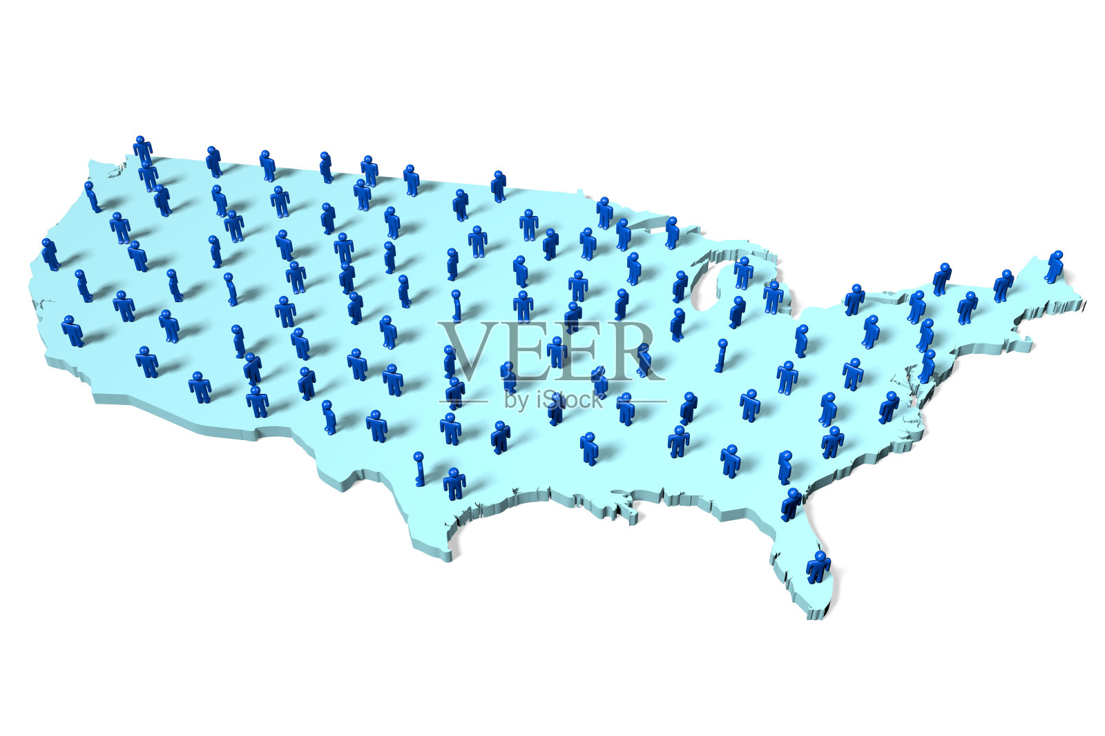 美利坚合众国(美国)-人口统计概念照片摄影图片
