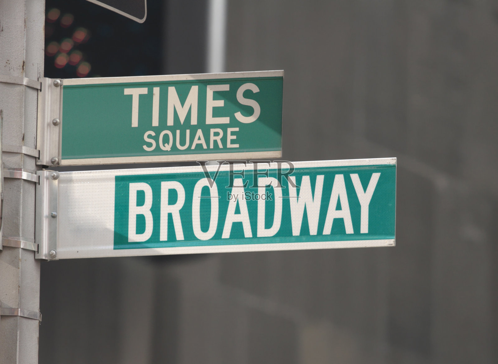时代广场和百老汇街的标志照片摄影图片