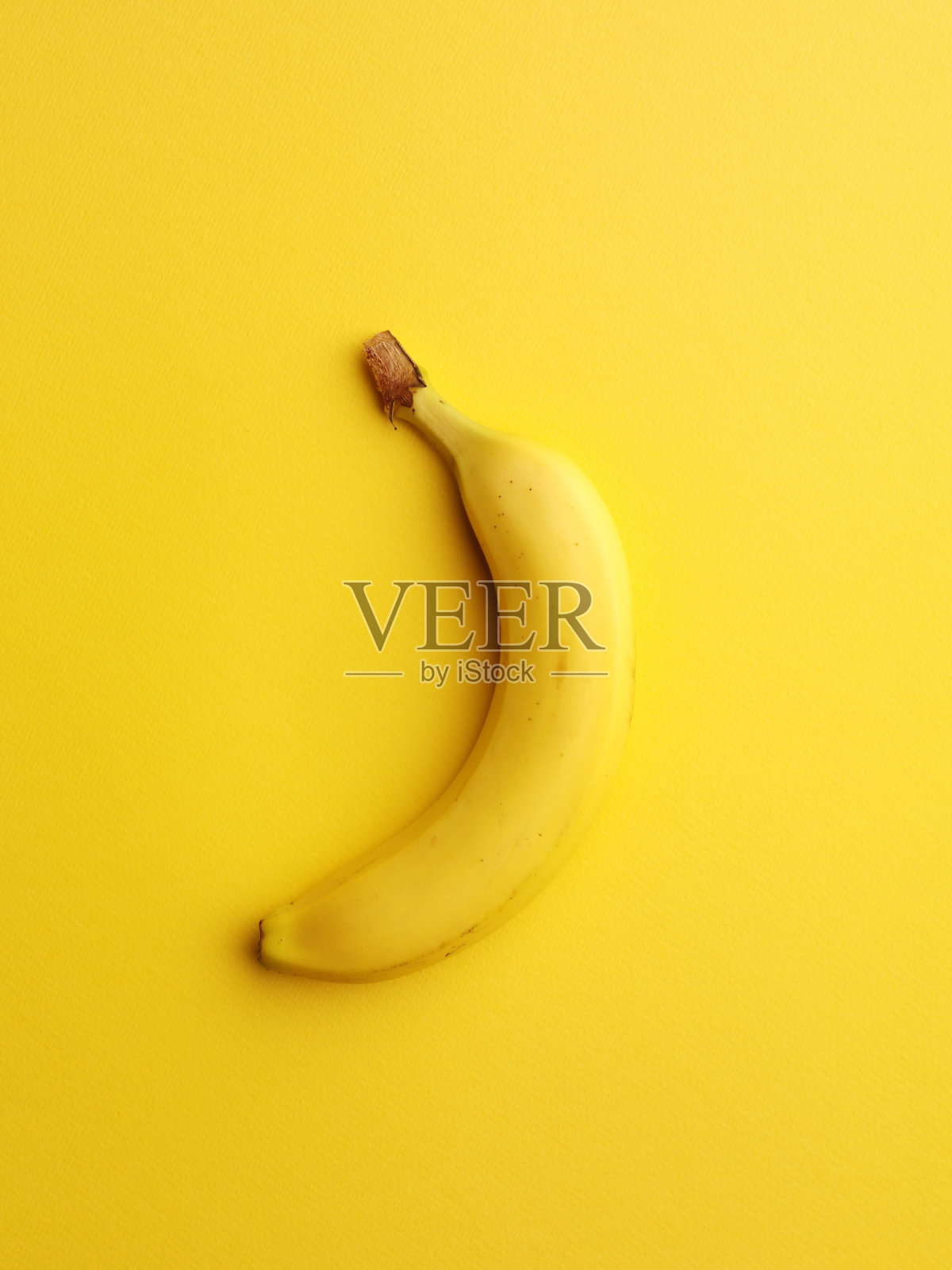一个黄色的香蕉照片摄影图片