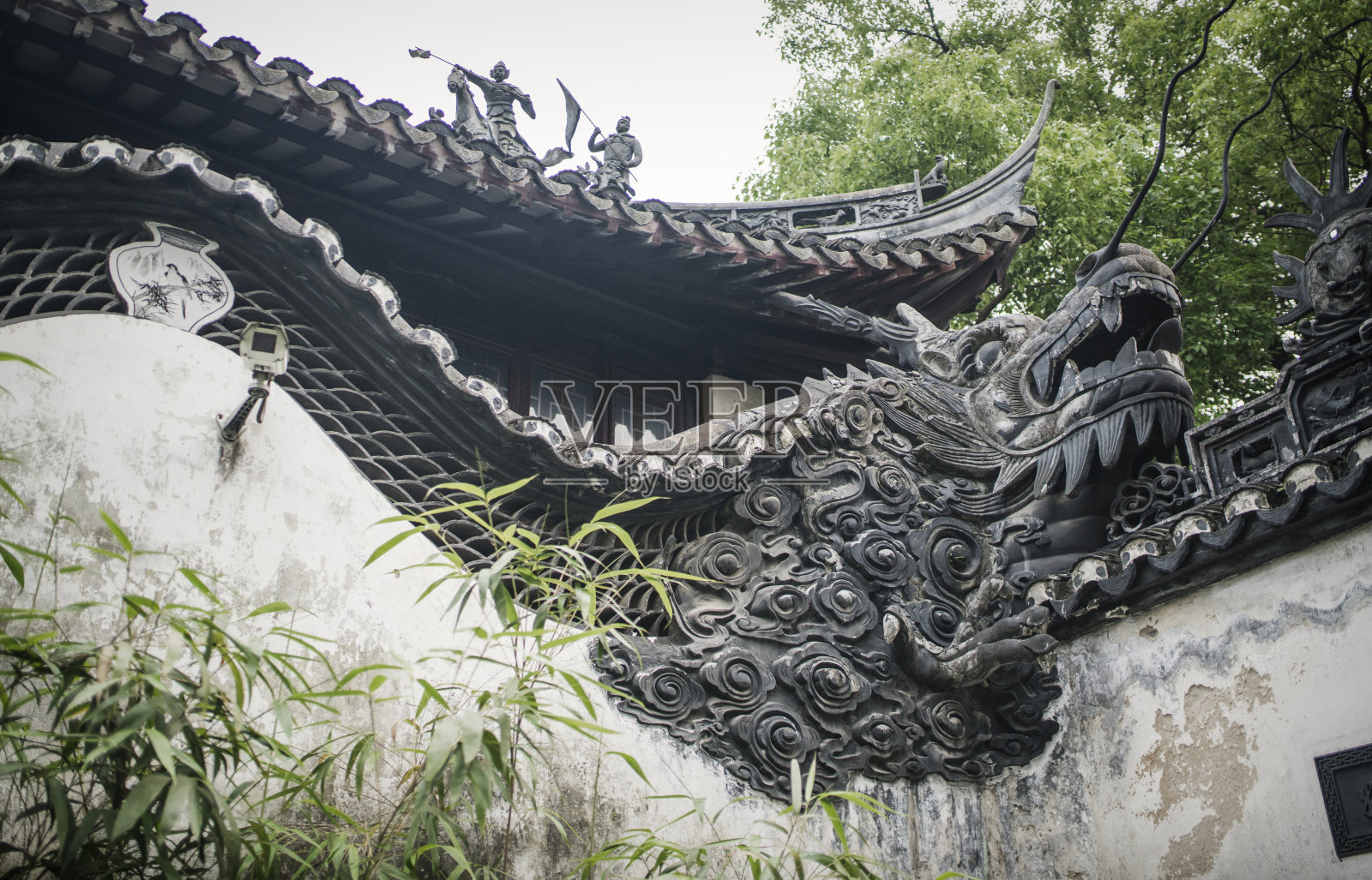 中国传统的屋檐照片摄影图片