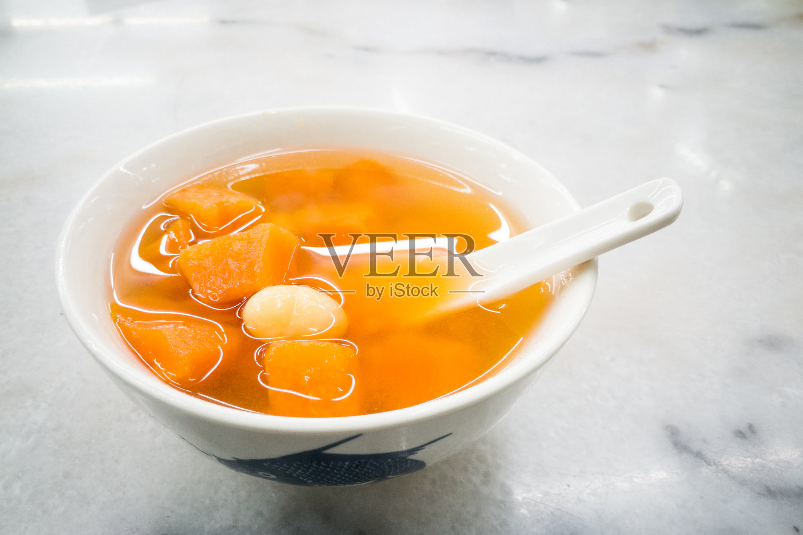 中国传统甜品白果姜红薯照片摄影图片