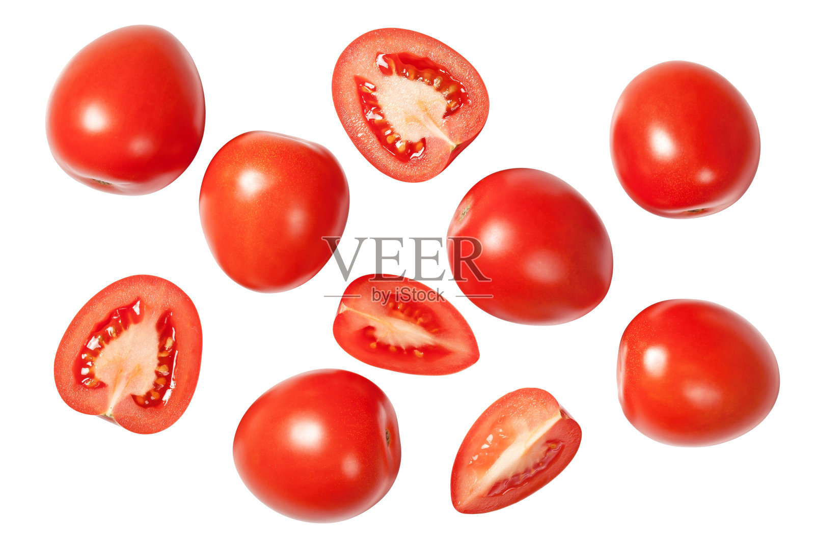 落梅西红柿照片摄影图片