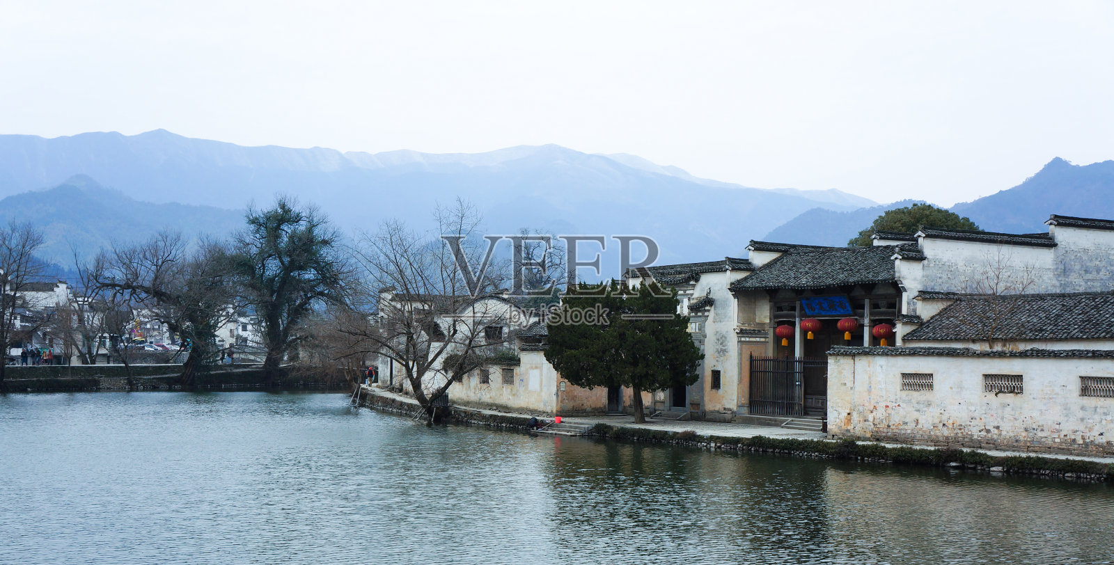 宏村的风景，中国古镇之一照片摄影图片