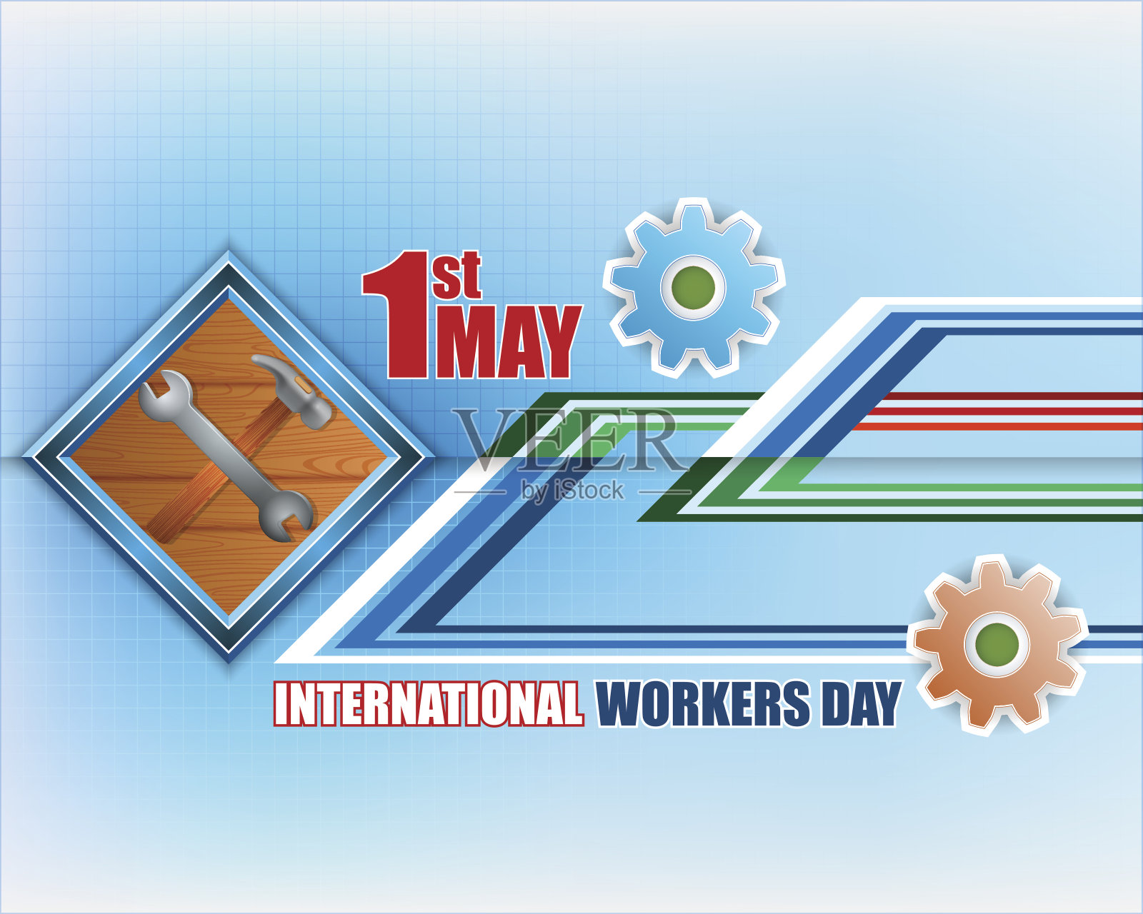 5月1日是国际劳动节设计模板素材