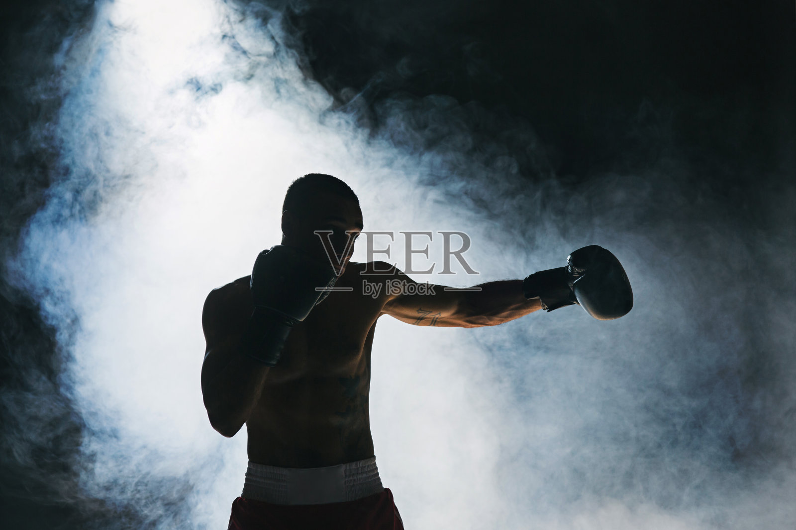 美国黑人男性拳击手照片摄影图片