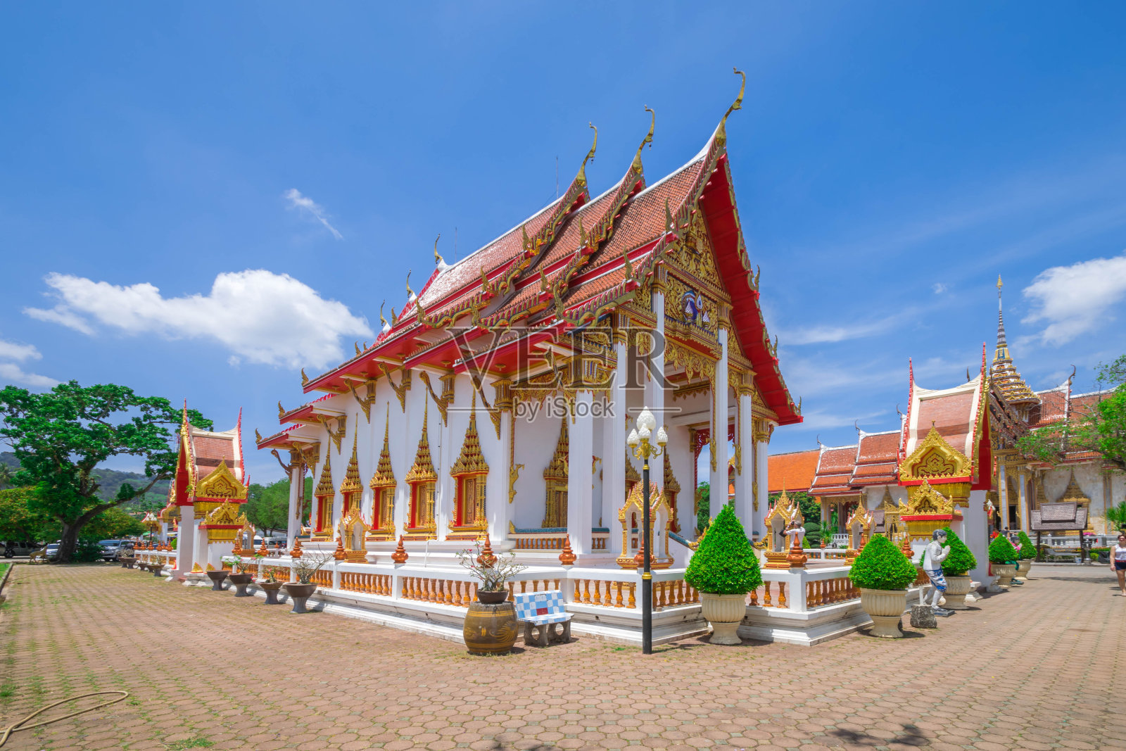 泰国普吉岛Wat chalong建筑照片摄影图片