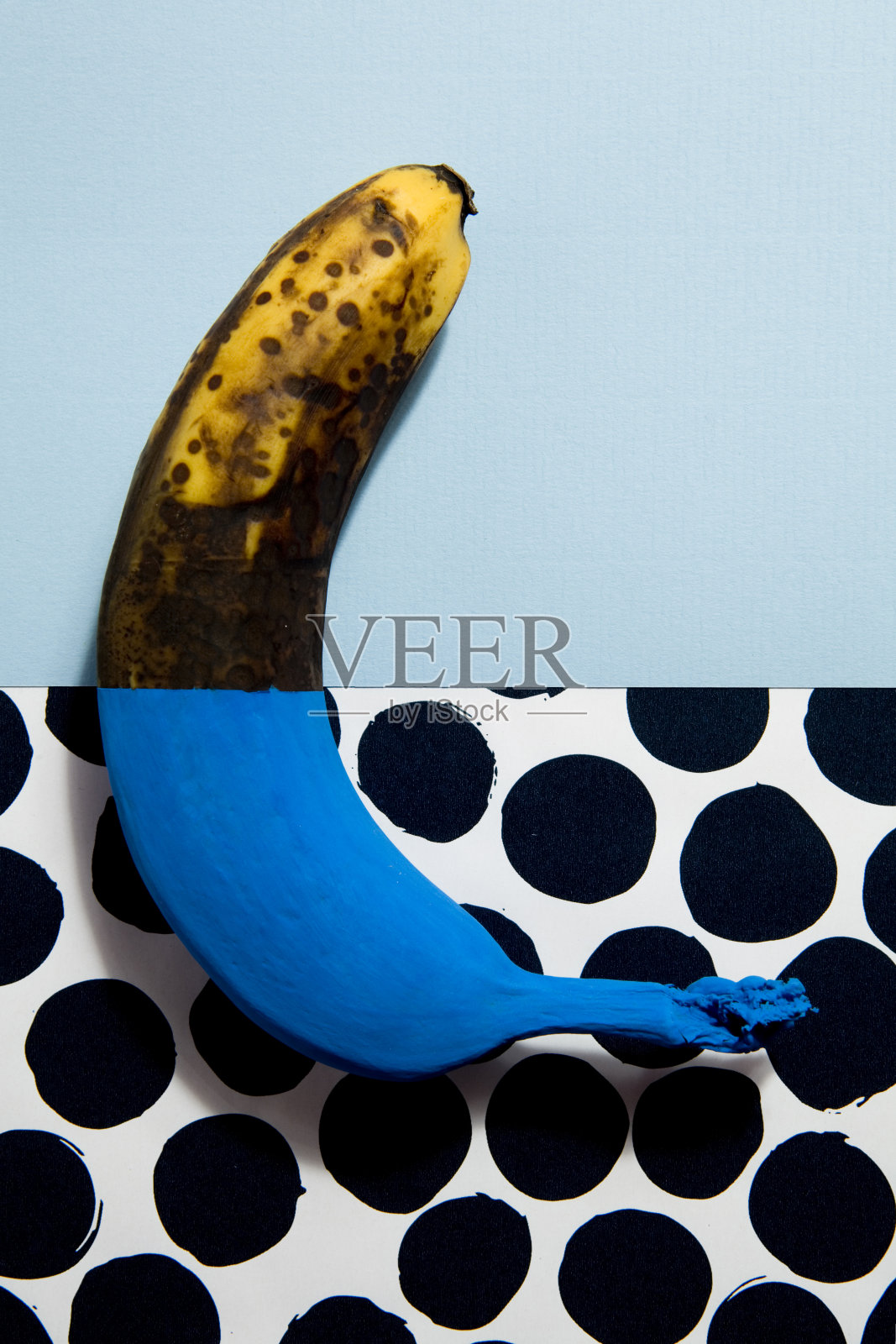 香蕉变色龙照片摄影图片
