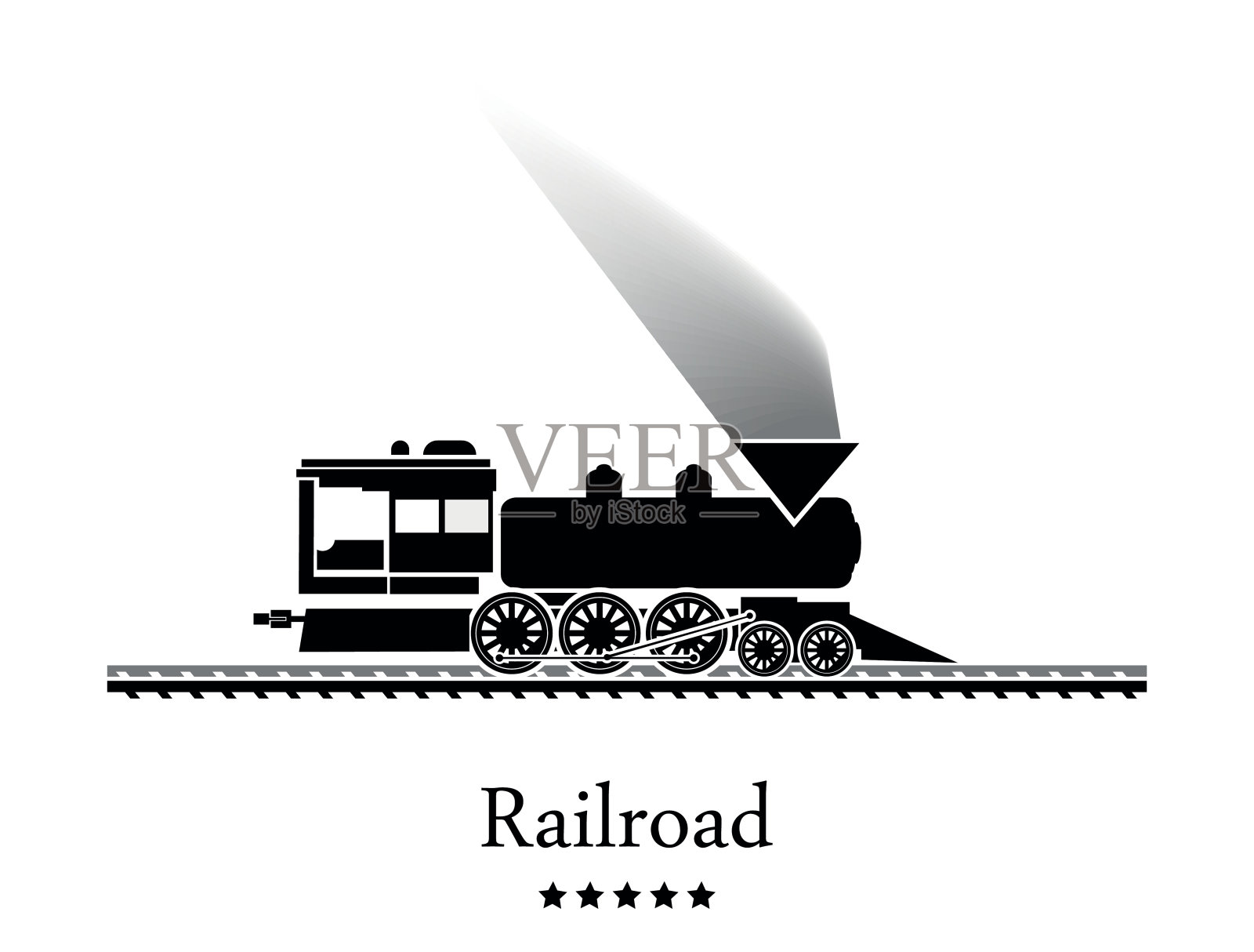 铁路设计元素图片