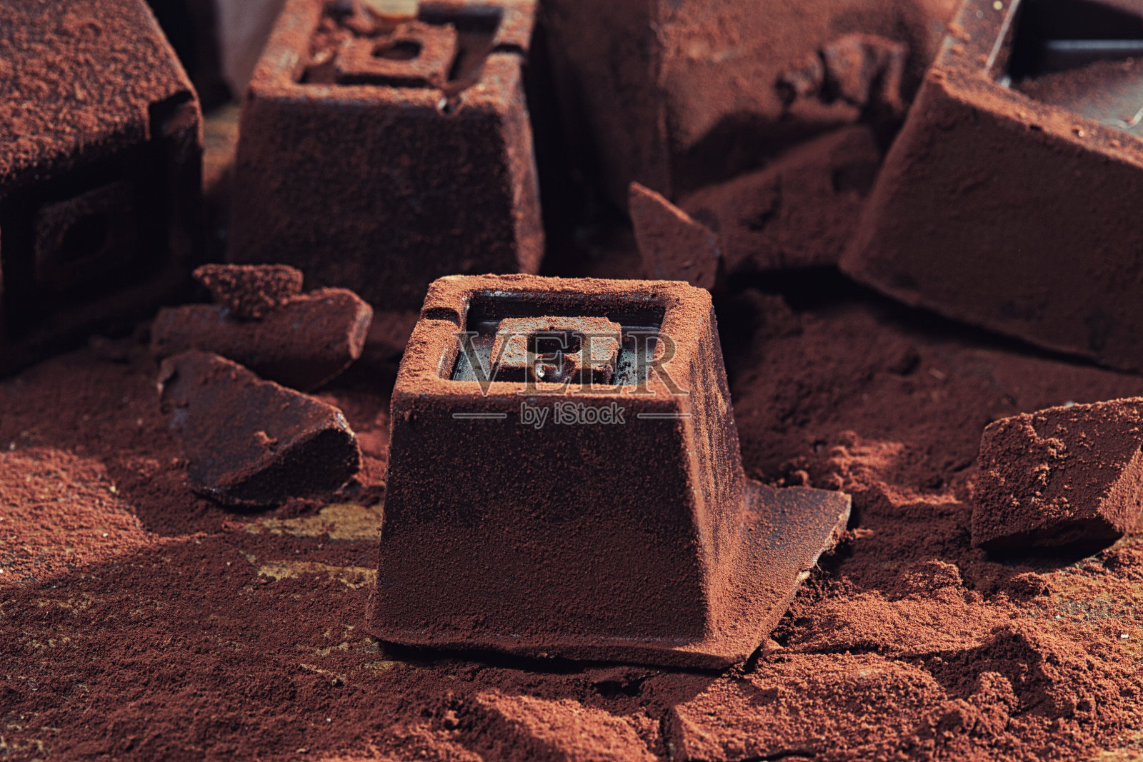 自制黑巧克力照片摄影图片
