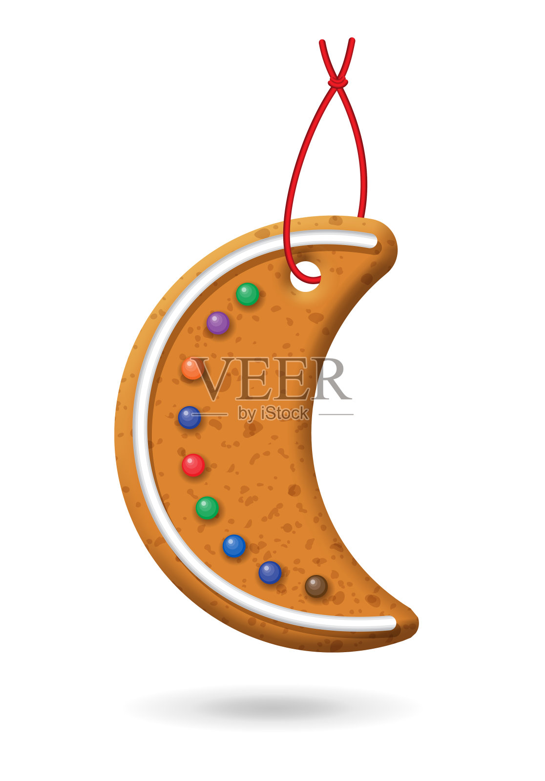 圣诞姜饼图标设计元素图片