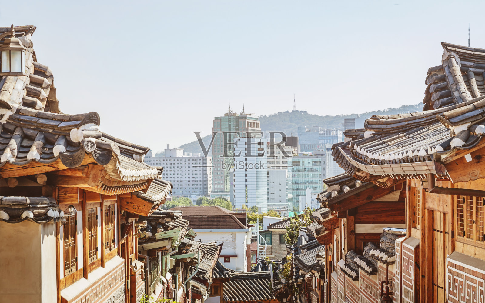 北川韩屋村韩国首尔历史街区照片摄影图片