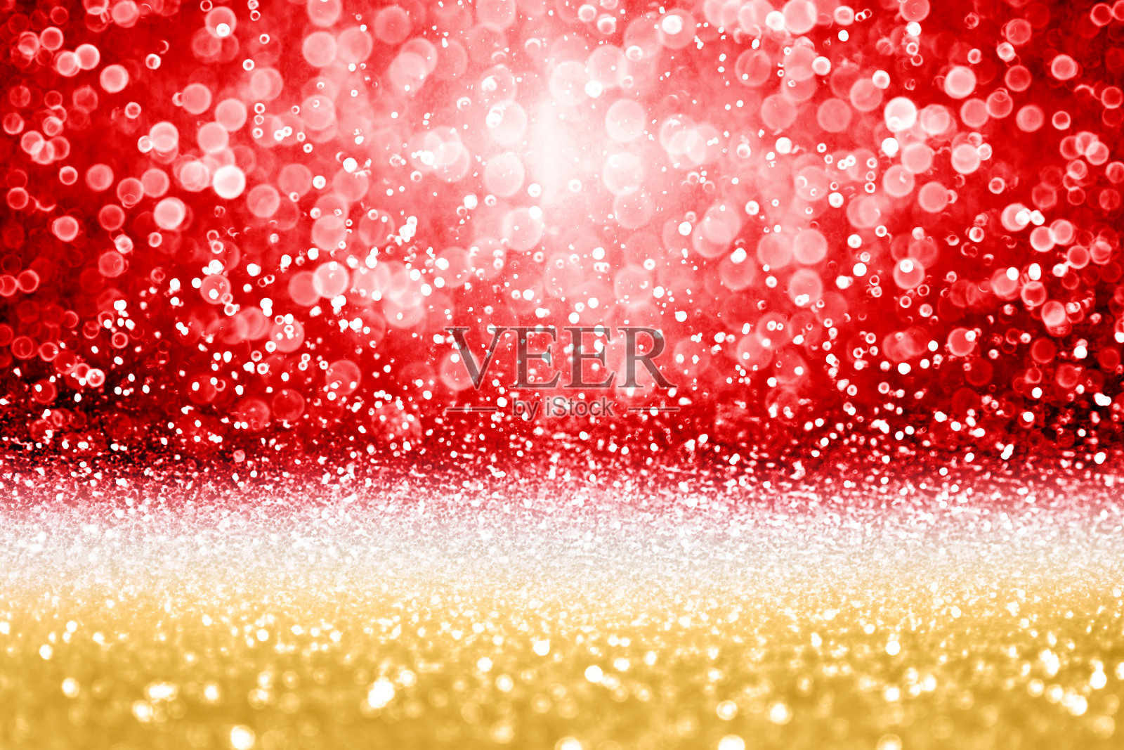 红色黄金闪闪发光的背景为圣诞节或情人节照片摄影图片