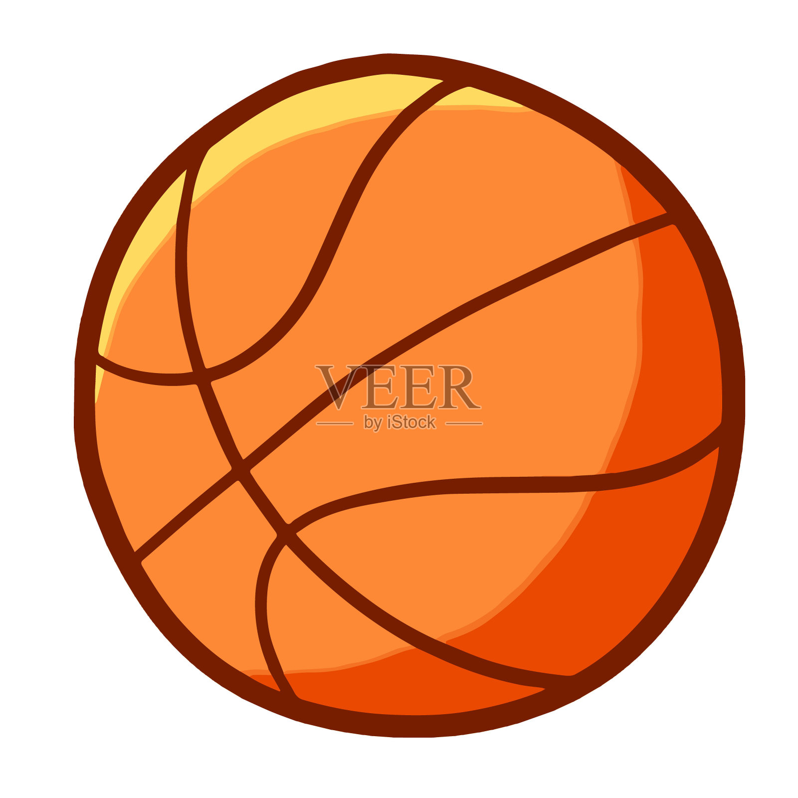 篮球。插画图片素材