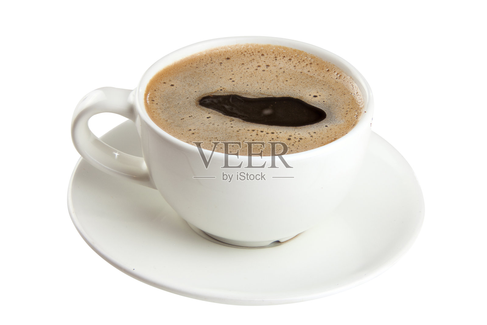 咖啡杯里的咖啡含有天然颗粒照片摄影图片